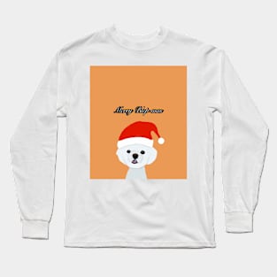 Merry Blepmas Christmas Maltese Long Sleeve T-Shirt